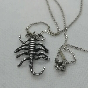 Sterling Scorpion  necklace